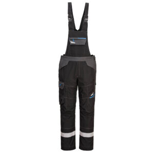 Portwest Fekete WX3 FR Modaflame kantáros nadrág FR405BKR