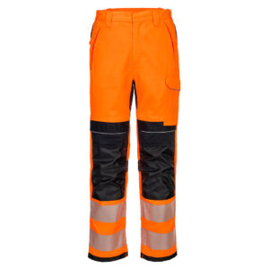 Portwest Narancs/Fekete PW3 FR Modaflame HVO lángálló nadrág FR414OBR