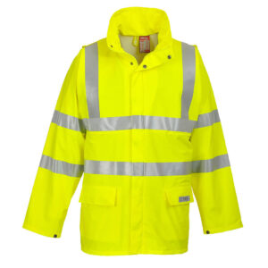 Portwest Sárga Sealtex Flame Hi-Vis lángálló esõkabát FR41YER
