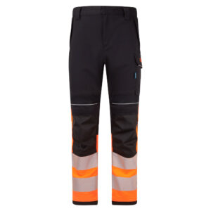 Portwest Narancs/Fekete PW3 Modaflame Work HVO Class 1 FR nadrág FR451OBR