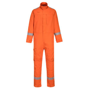Portwest Narancs Bizflame Plus Stretch lángálló overál FR501ORR