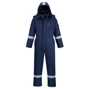 Portwest Navy FR Anti-Static lángálló téli overál FR53NAR