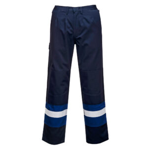 Portwest Navy/Royal Bizflame Plus kéttónusú nadrág FR56NRR