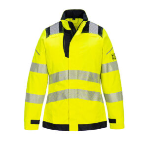 Portwest Sárga/Fekete PW3 FR Modaflame Hi-Vis nõi lángálló kabát FR715YBR