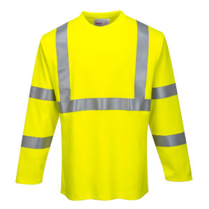 Portwest Sárga FR Modaflame Hi-Vis hosszú ujjú póló FR96YER