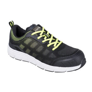 Portwest Fekete/Zöld Steelite Tove Trainer S1P FT15BGN