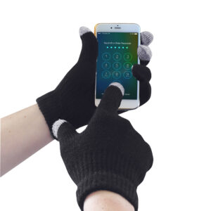 Portwest Fekete Touchscreen kötött kesztyû GL16BKR