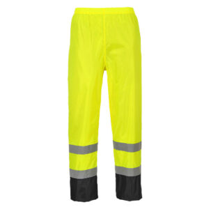Portwest Sárga/Fekete Hi-Vis Classic Contrast esõnadrág H444YBR