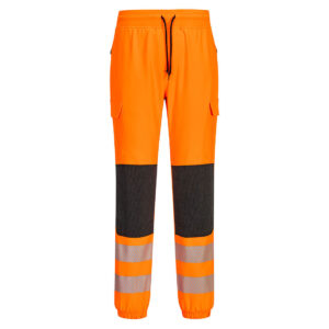 Portwest Narancs/Fekete PW3 Hi-Vis Flexi Jogger KX346OBR