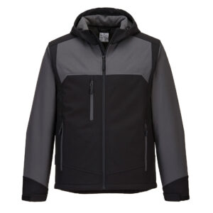 Portwest Fekete/Szürke KX3 kapucnis Softshell (3L) KX362BGY