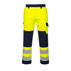 Portwest Sárga/Navy Hi-Vis Modaflame nadrág MV46YNR