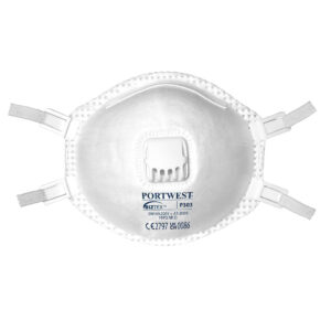 Portwest Fehér FFP3 szelepes Dolomite légzésvédõ maszk P303WHR