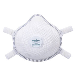 Portwest Fehér ERGONET FFP3 szelepes Dolomite légzésvédõ maszk P371WHR