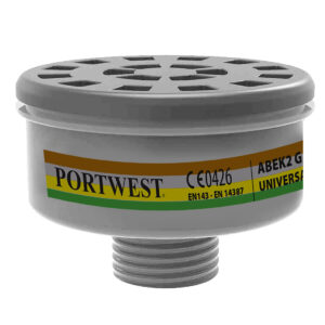 Portwest Fekete ABEK2 gázszûrõ univerzális menetes (4 db) P926BKR