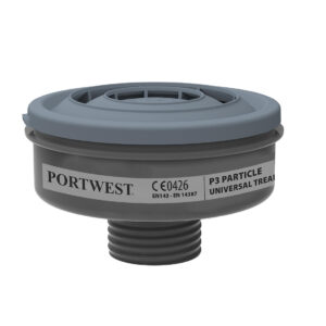 Portwest Fekete P3 részecskeszûrõ univerzális menetes (6db) P946BKR