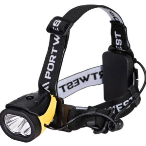 Portwest Sárga/Fekete Dual Power fejlámpa PA63YBR