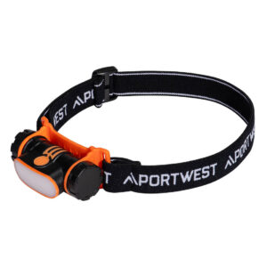 Portwest Fekete USB újratölthetõ LED fejlámpa PA70BKR