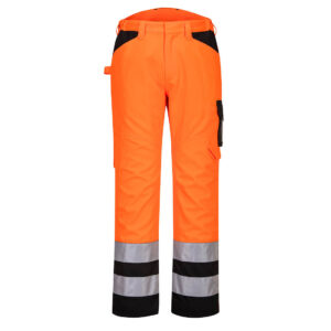 Portwest Narancs/Fekete PW2 Hi-Vis munkanadrág PW241OBR