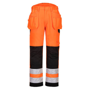 Portwest Narancs/Fekete Pw2 Hi-Vis Holster Nadrág PW242OBR