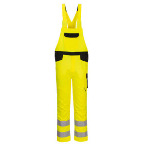 Portwest Sárga/Fekete PW2 Hi-Vis kantáros nadrág PW244YBR