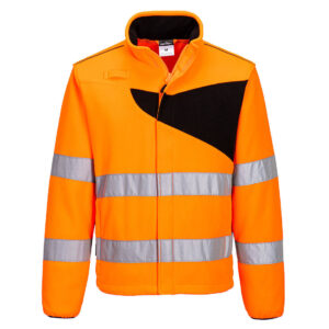 Portwest Narancs/Fekete PW2 Hi-Vis polár PW274OBR