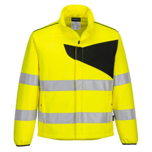 Portwest Sárga/Fekete PW2 Hi-Vis Softshell (2L) PW275YBR