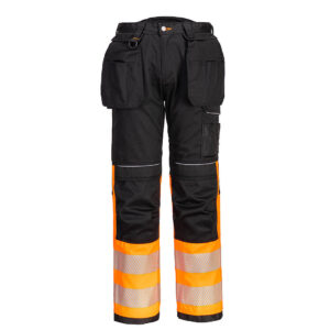 Portwest Narancs/Fekete PW3 Hi-Vis Class 1 Holster nadrág PW307OBR