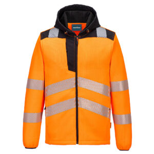 Portwest Narancs/Fekete Hi-Vis Technical Polár PW335OBR