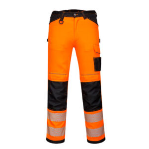 Portwest Narancs/Fekete PW3 Hi-Vis nadrág PW340OBS