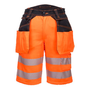 Portwest Narancs/Fekete PW3 Hi-Vis Holster rövidnadrág PW343OBR