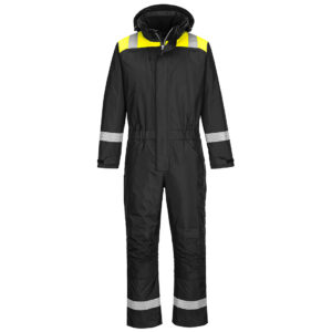 Portwest Fekete/Sárga PW3 téli overál PW353BKY