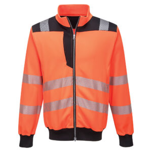 Portwest Narancs/Fekete PW3 Hi-Vis pulóver PW370OBR