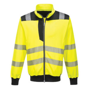 Portwest Sárga/Fekete PW3 Hi-Vis pulóver PW370YBR
