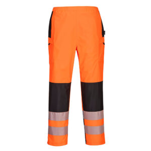 Portwest Narancs/Fekete PW3 Hi-Vis nõi esõnadrág PW386OBR
