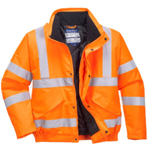 Portwest Narancs Hi-Vis bomber dzseki RT32ORR