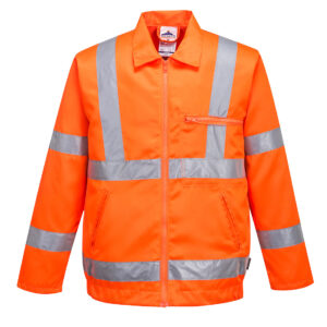 Portwest Narancs Hi-Vis polipamut bomber dzseki RT40ORR
