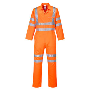Portwest Narancs Hi-Vis polipamut overall RT42ORR