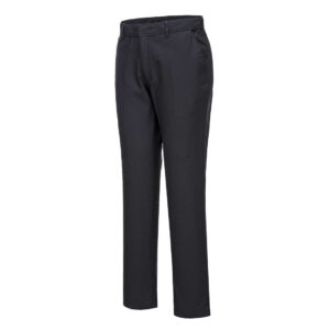 Portwest Fekete Stretch Slim Chino nadrág S232BKS
