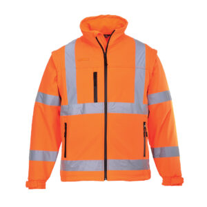 Portwest Narancs Jól láthatósági Softshell dzseki (3L) S428ORR