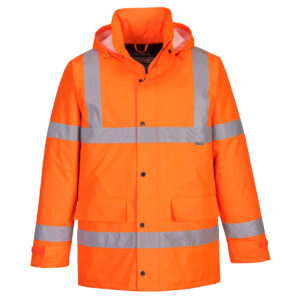 Portwest Narancs Hi-Vis Traffic kabát S460ORR