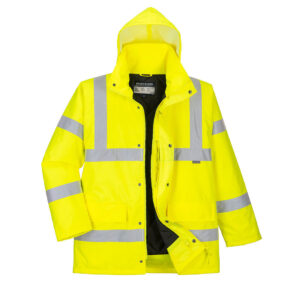 Portwest Sárga Hi-Vis Traffic lélegzõ kabát S461YER