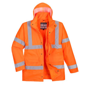Portwest Narancs Hi-Vis 4 az 1-ben Traffic kabát S468ORR