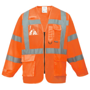 Portwest Narancs Hi-Vis Executive Kabát S475ORR