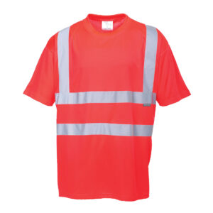 Portwest Piros Hi-Vis póló S478RER