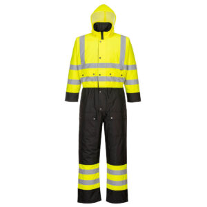 Portwest Sárga/Fekete Hi-Vis Contrast bélelt overál S485YBR