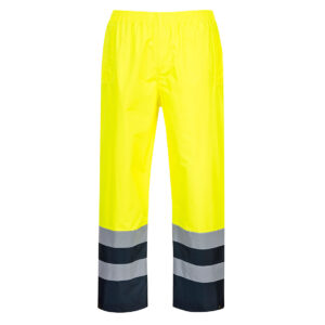 Portwest Sárga Hi-Vis kéttónusú Traffic nadrág S486YER