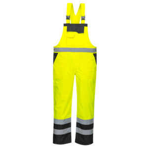 Portwest Sárga/Fekete Kontraszt kantáros nadrág S488YBR