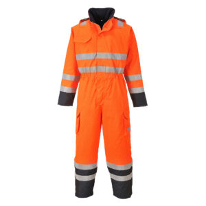 Portwest Narancs/Navy Bizflame Rain Hi-Vis Multi overál S775ONR