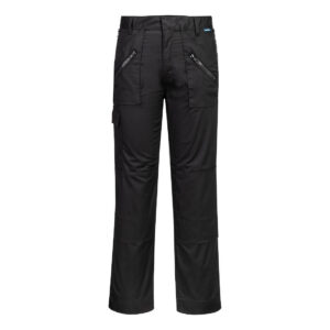 Portwest Fekete Stretch Action nadrág S905BKR