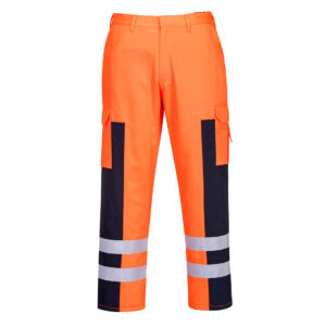 Portwest Narancs/Navy Hi-Vis Ballistic nadrág S919ONR